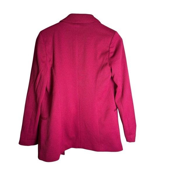 NWT Jules & Leopold Womens Blazer Jacket XS Bright Pink Maximalism Office Wear - Picture 3 of 12